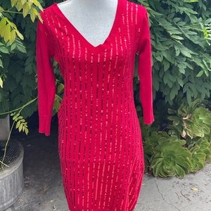 Women’s sequin sweater dress.size Medium